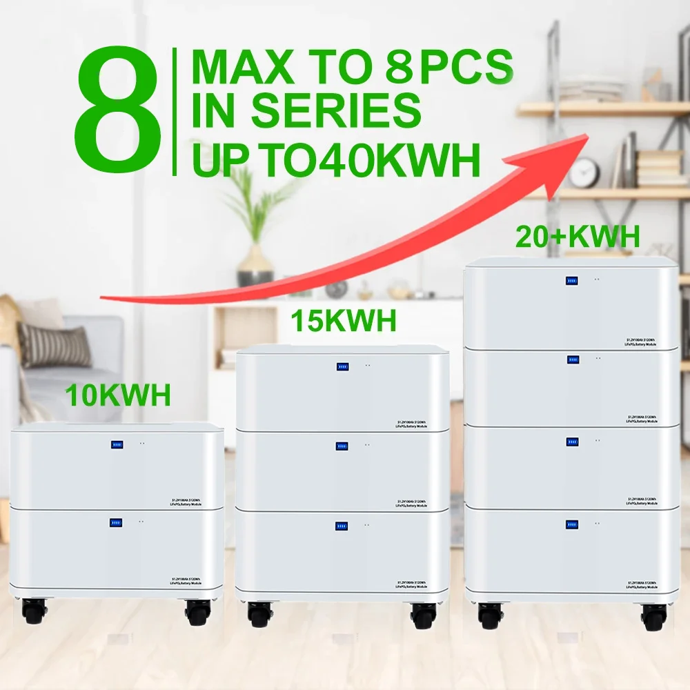 Stackable Energy Storage 5000w 48v Inverter Lead Acid Lithium Battery ...