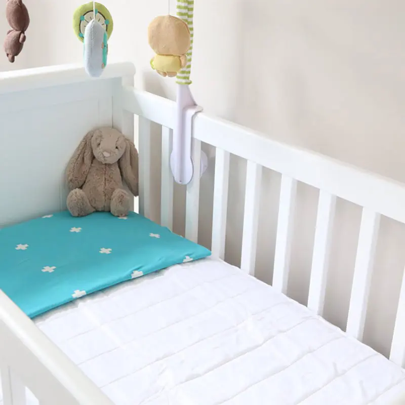 Гипоаллергенный бамбуковый защитный матрас, стеганая махровая ткань, детский Быстросохнущий протектор кровати