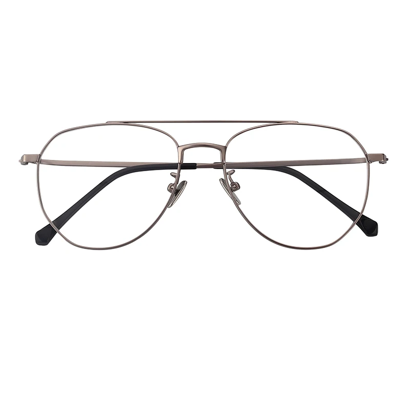 Latest High Quality Customizable Men's Gold Round Metal Glasses Frames Classic Style with Durable Alloy Material