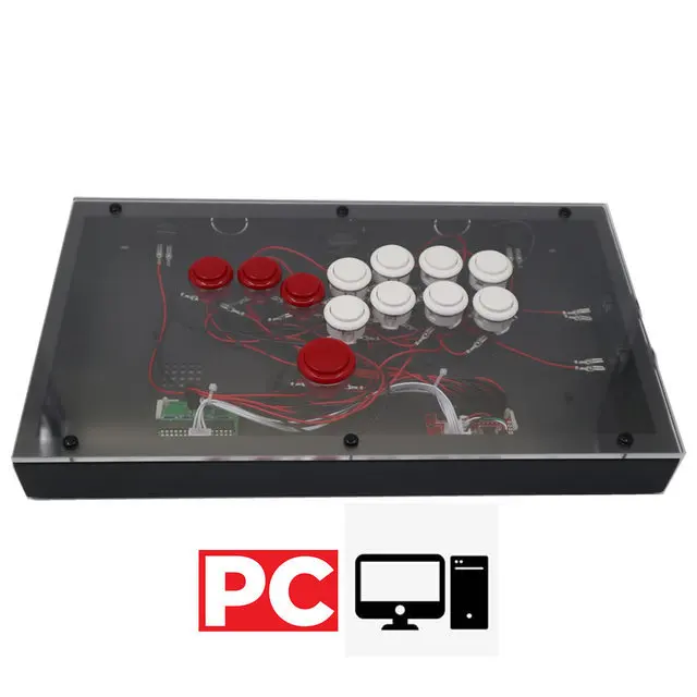 RAC-J800B All Buttons Hitbox Style Arcade Joystick FightBox Stick Game  Controller For PS4/PS3/PC Sanwa OBSF-24 30 DIY Version| Alibaba.com