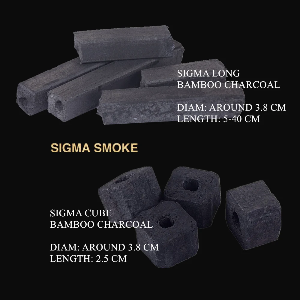 1kg of premium bamboo charcoal pieces main image 1