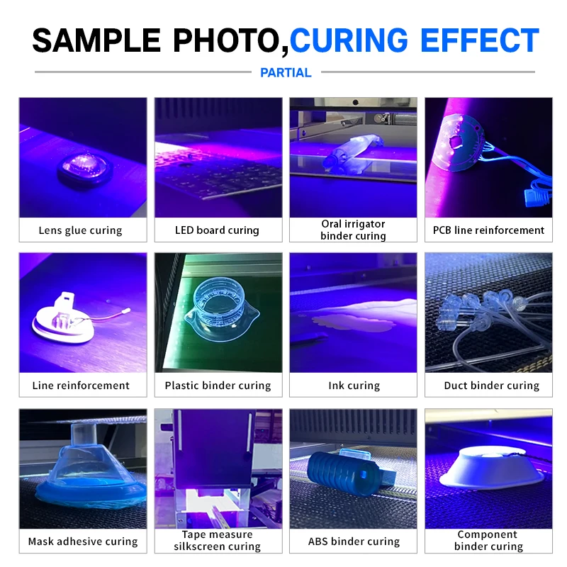 UV LED Curing Lamp UV Point Light Source  Dispenser Drying Lamp Small Area UV Dryer Mini UVLED Curing Machine