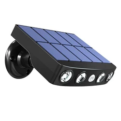 Новинка 2021 года, водонепроницаемый садовый светильник с пассивным ИК датчиком движения, настенный уличный солнечный светильник