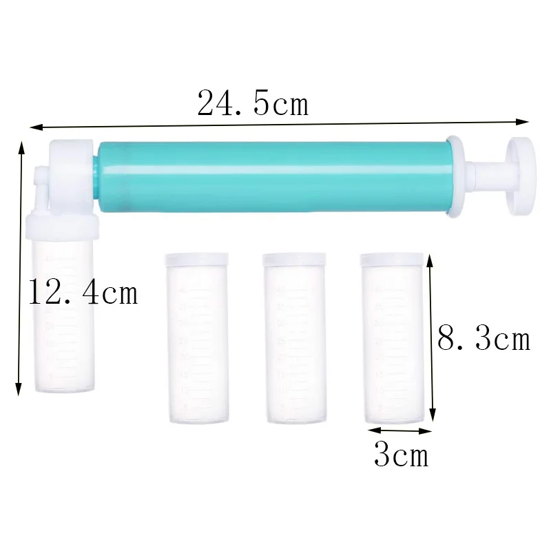 Manual Cake Spray Gun Mousse Cake Coloring Powder Sprayer Tube Baking