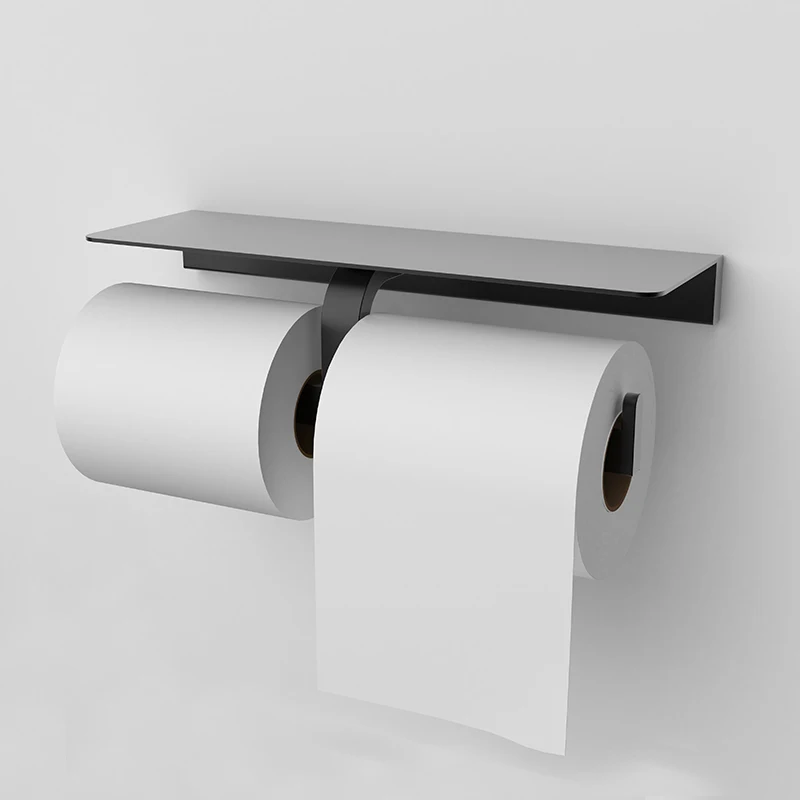 Modern Black Paper Towel Holder | vlr.eng.br