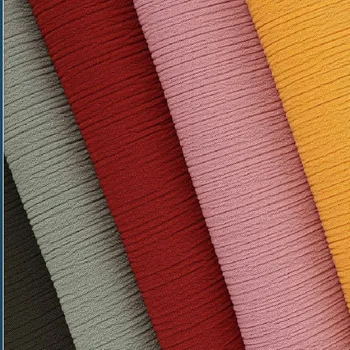 wholesale high quality  polyester soft 100d crepe fabrics for women dress custom color  crepe abaya chiffon fabric