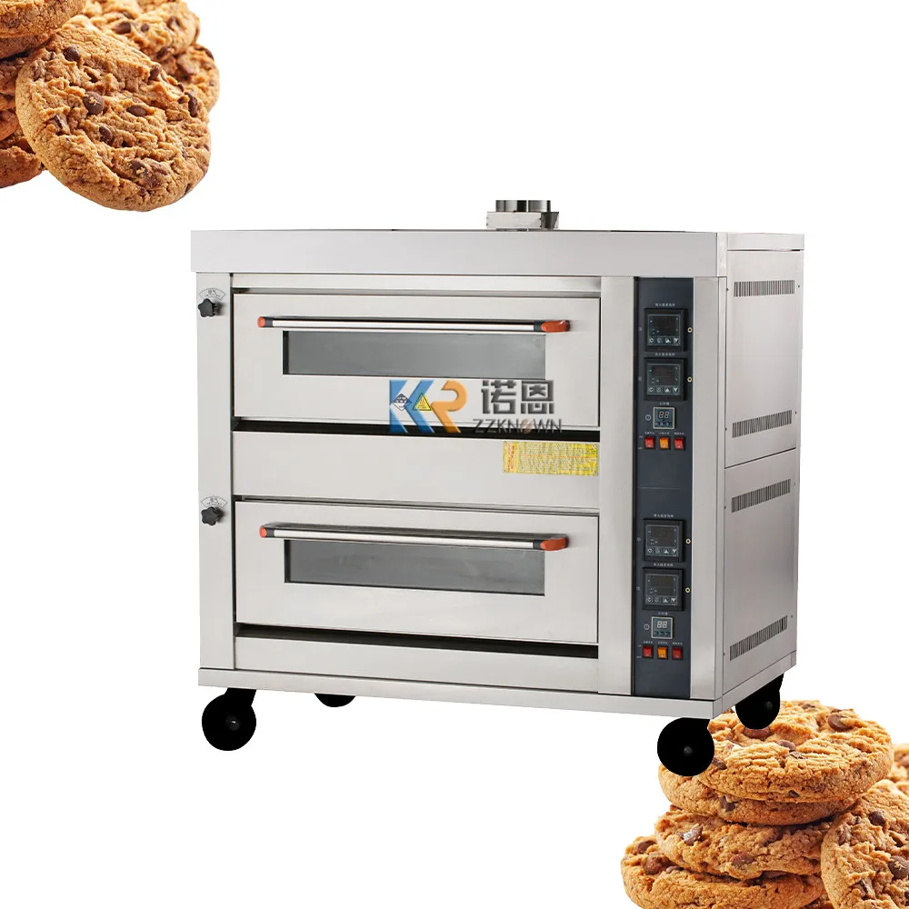 Horno De Gas 2022,Máquina Para Hacer Pan,Galletas,Pizza,Tostadas,Horno  Comercial De Pollo,Acero Inoxidable,2 Capas,4 Bandejas - Buy Horno De Gas  Para Panadería Venta Maquinaria De Panadería Para Hacer Pan Horno Comercial  Panadería Horno,Equipo De