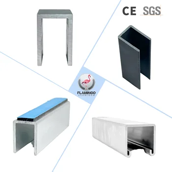 Custom Processing Welding Services Aluminum U Channel Profiles for Construction & Structural Support