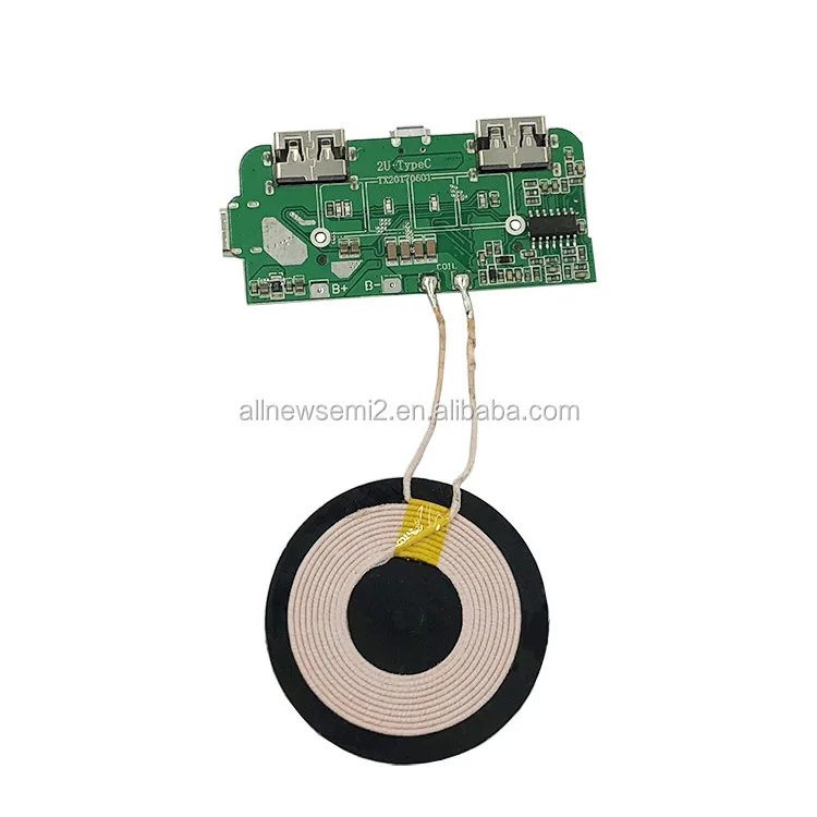 One-Stop Supply Wireless charger PCBA + coil Q11 wireless charging board folding wireless charger board chip Components