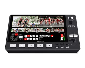 FEELWORLD L4 10 Inch Touch Screen Multi Camera Mini Video Switchers