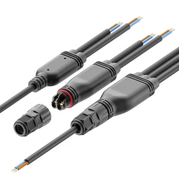1 to 2,3,4 cable splitter with M20 screwing wires quick connection connector on field