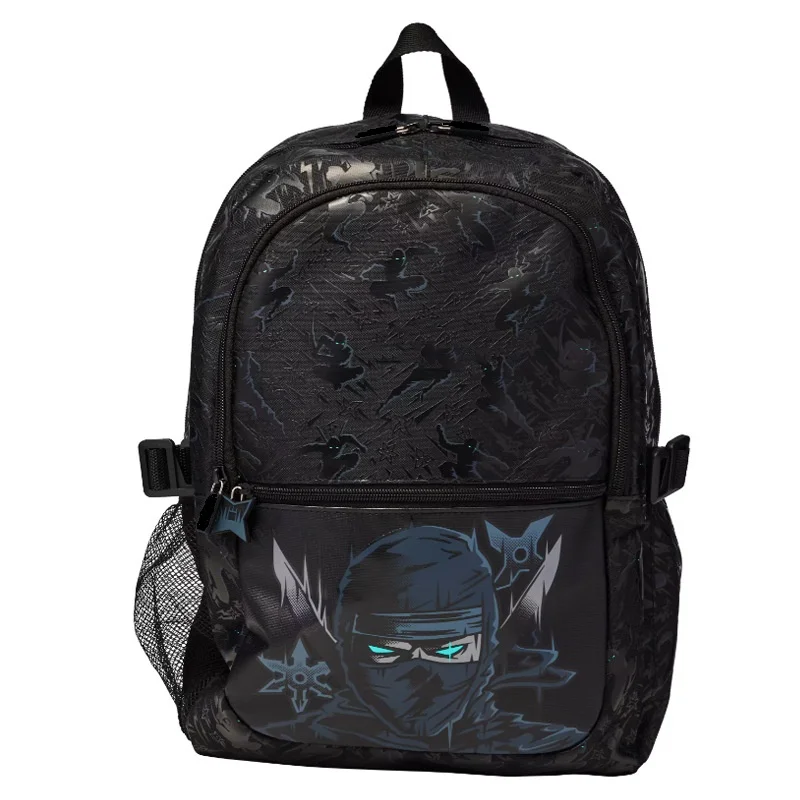 Source Factory 3rd to 6th Grade Black Samurai Student Large Capacity School Bag