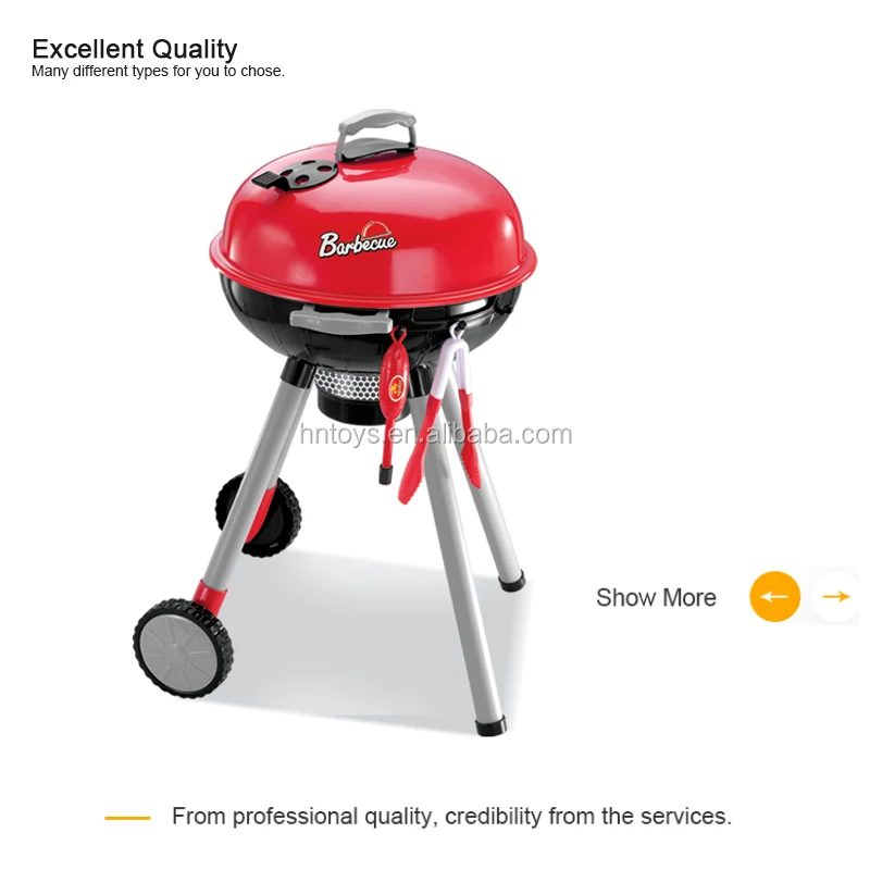 Kids Toy Kitchen Set Barbecue Grill Toy Electric Cooking Games Furnace Play Set Bbq Toy