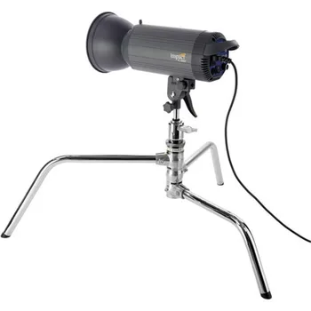 Photo Studio Heavy Duty 3M Load 10kg Light Stand C Type with Boom Arm Head detail image