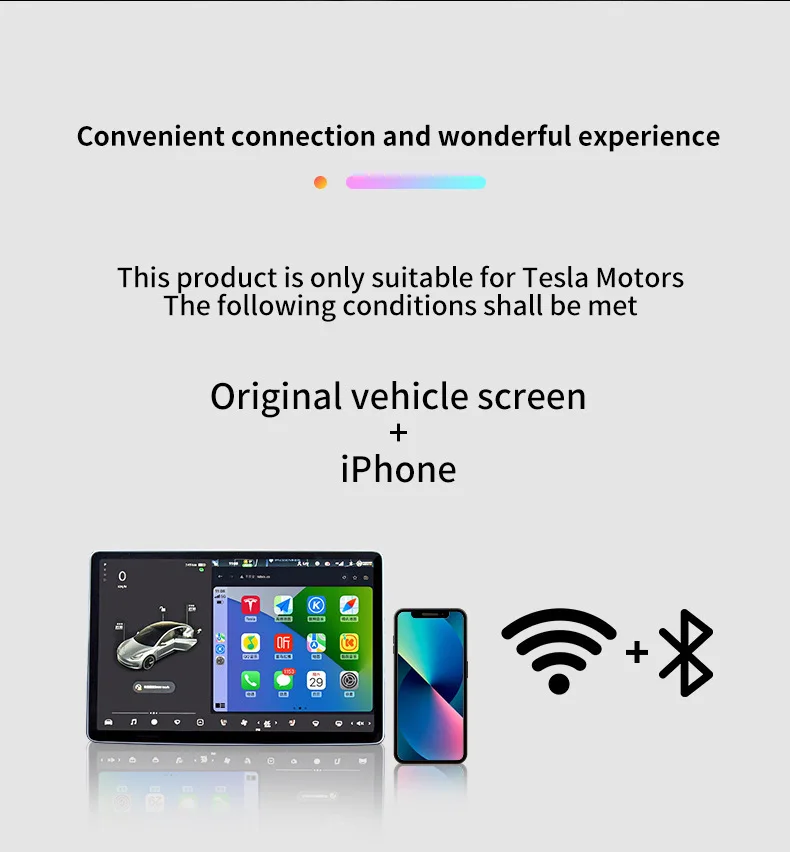 Hot Now Smart Car Box Is Suitable For Tesla Carplay Box Wireless System