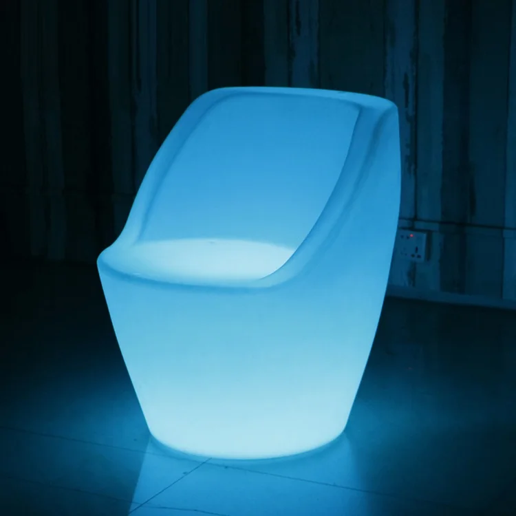 Glowing Luminous Illuminated Led Table And Chair Set Outdoor