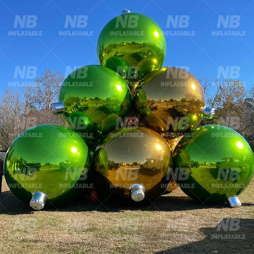 Inflatable Metallic Ball - Decorative Mirror Sphere