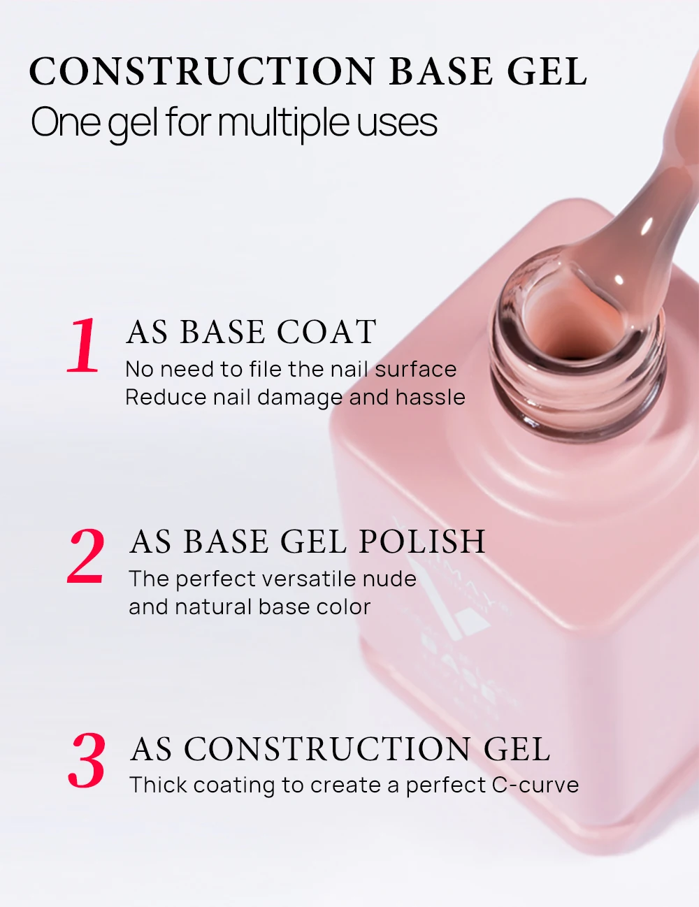 product vinimay nail supplies camouflage gel polish construction gel nail polish as base coat camouflage builder gel for nails-3