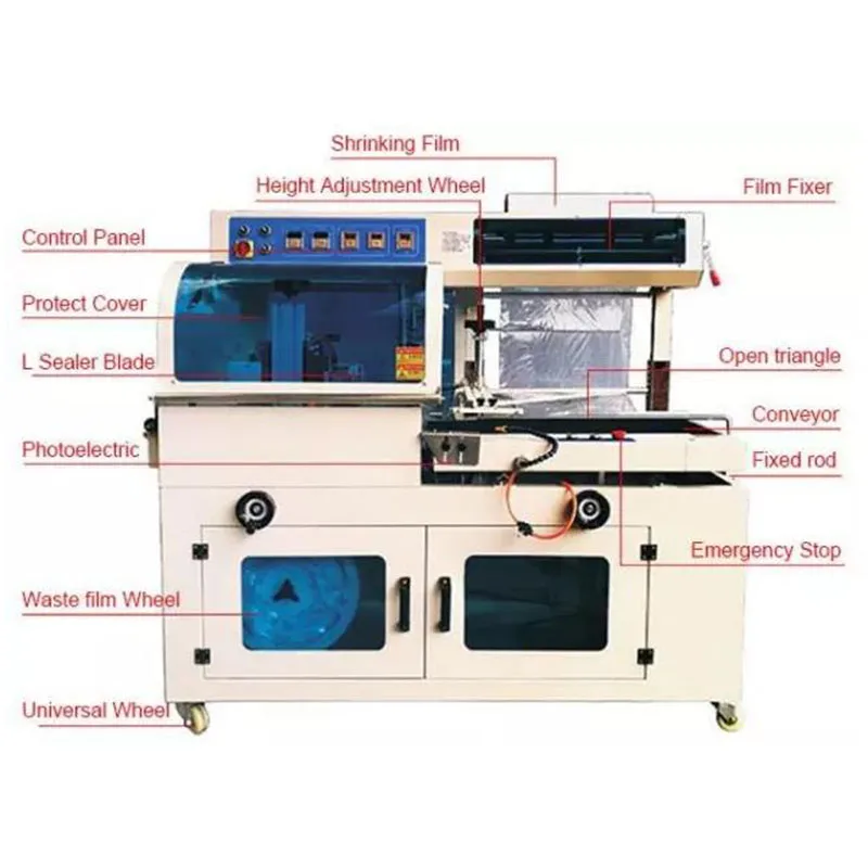 Automatic Book Magazine Shrink Wrapping Machine Envelope Shrink Packing Machine L Bar Shrink Wrapping Machine