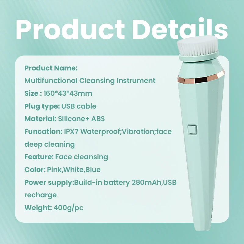 Выгодная цена, электрическое устройство для чистки лица, щетка для чистки лица, силиконовая щетка для чистки