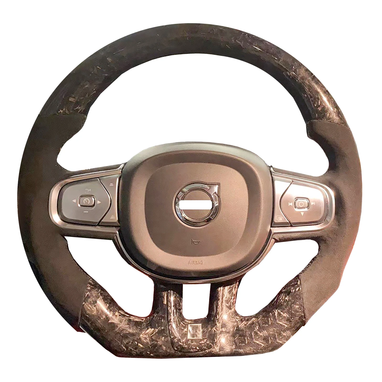 Volvo S80 S60 V70XC70 XC60 XC90 V40 V60 Leather Peach Wood Steering Wheel 31390467 Interior Car Accessory for Volvo Models