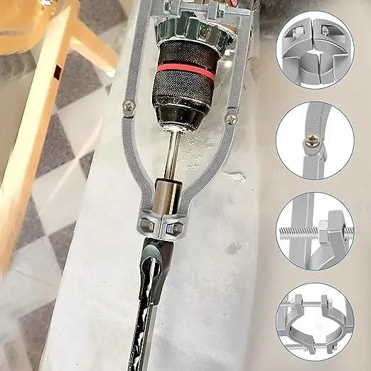 Supporto Per Estensione Punta Da Trapano Ad Albero Flessibile - Foto 13