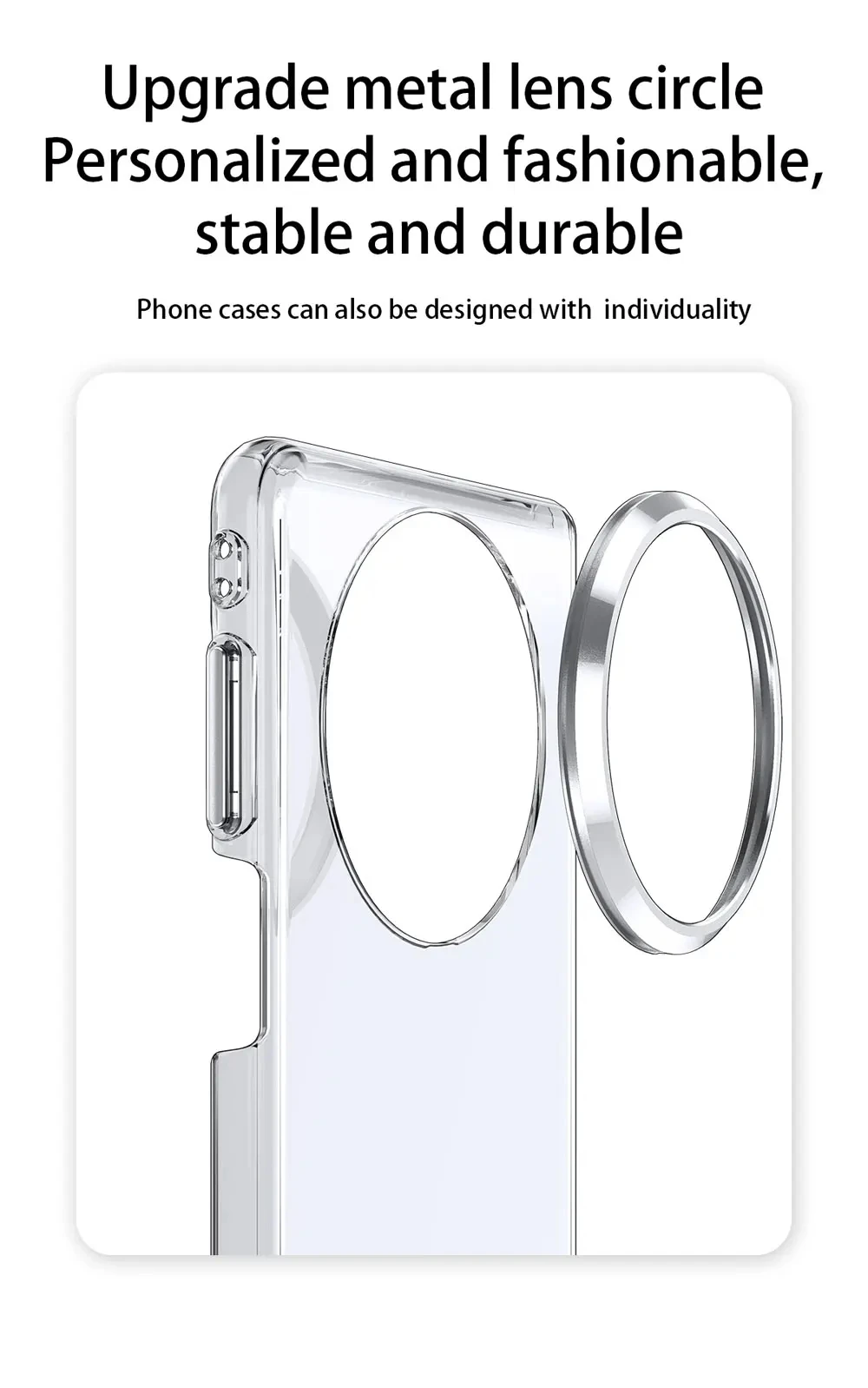 product for mate x5 x3 transparent hard pc magnetic shockproof camera protector case wls85 wlons-4