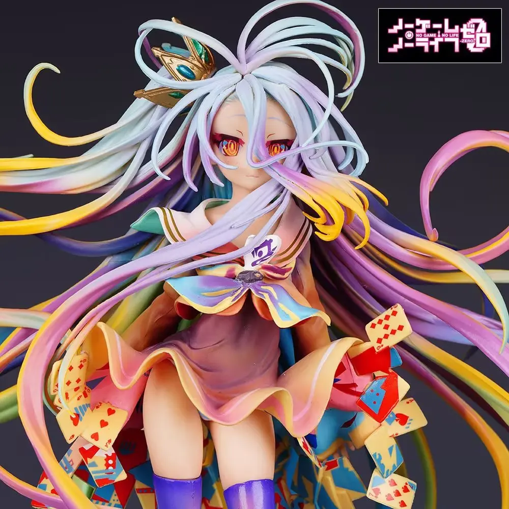 28CM Anime Toys Figure Statue No Game No Life Figure Shiro