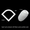Estante blanco + 30 coladores