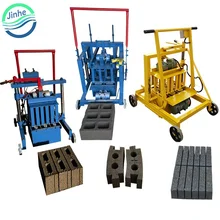 Widely used cement solid brick maker machine for construction work concrete block making machine machinery