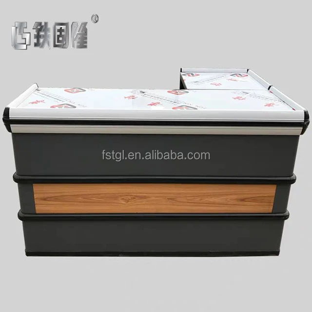 Supermarket Cashier Tables Bill Checkout Counter Dimensions Cash Desk Design