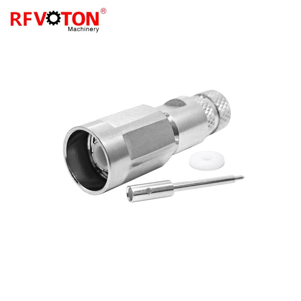 Factory Directly RF Nex10 Male Plug Macho for 1/4 Supersoft SF Coaxial Connector Cable Rf Coax  Converter Adaptor Copper Rohs