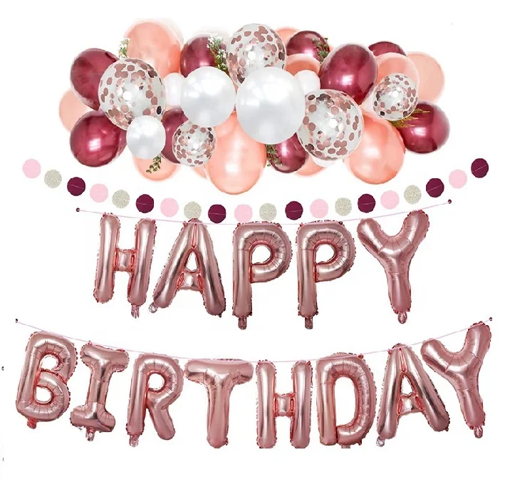 Venta al por mayor decoraciones de cumpleanos para senoras-Compre