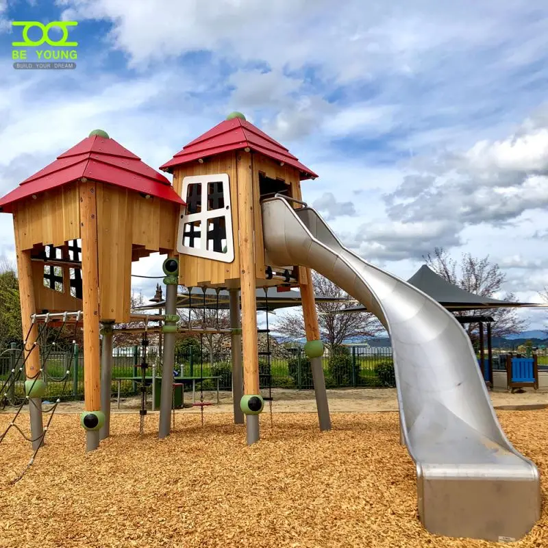 heavy duty playground slide