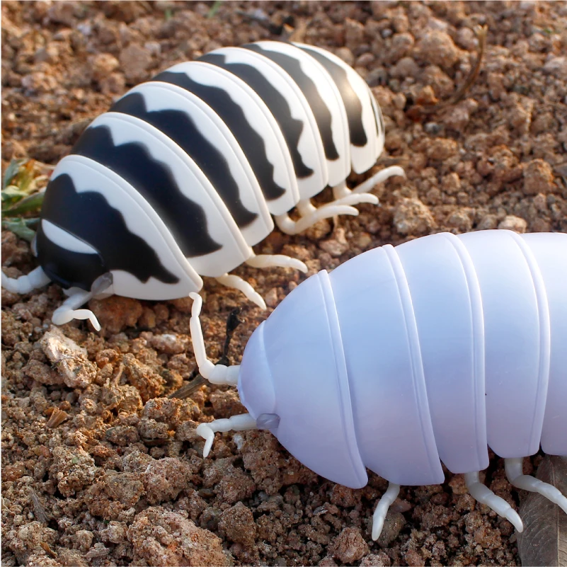 Factory OEM Tricky Creative Simulation Animal Model Lifelike RC Toys Insect Bug Pillbug Worm Electric Gadget Pranks