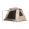 Portable inflatable camping tent-with hand pump