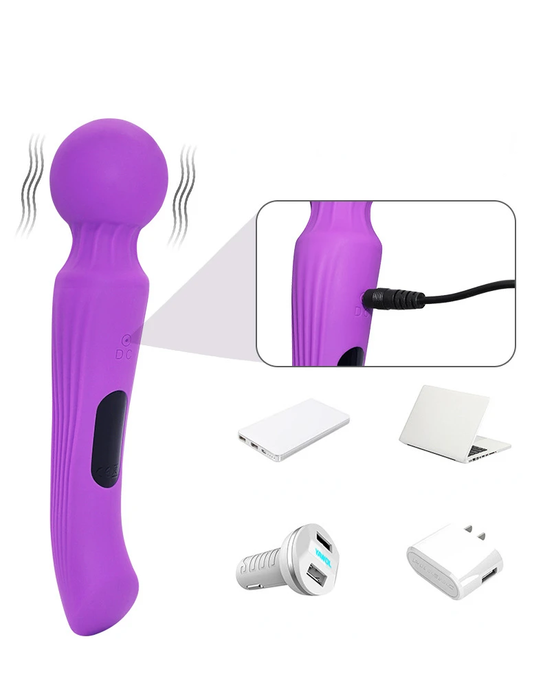 Sex Products Wholesale Free Samples 2 Motor Heated Body Wand Adult