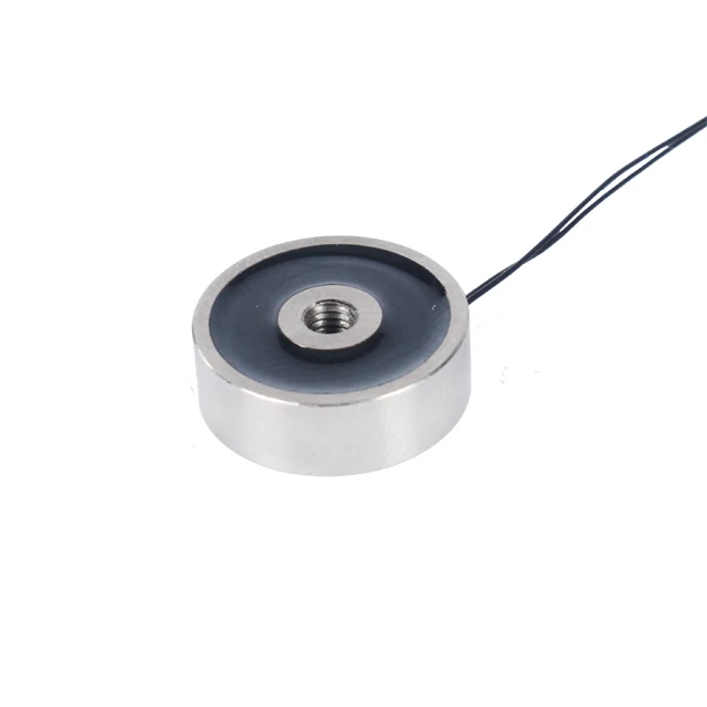 6v 12v Dc 1w 1Kg Circular Holding Mini Disc Solenoid Electromagnet