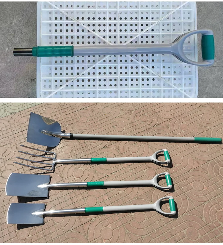 product hot sales  digging tools spade  garden camping farming customized  stainless steel shovel with handle-9