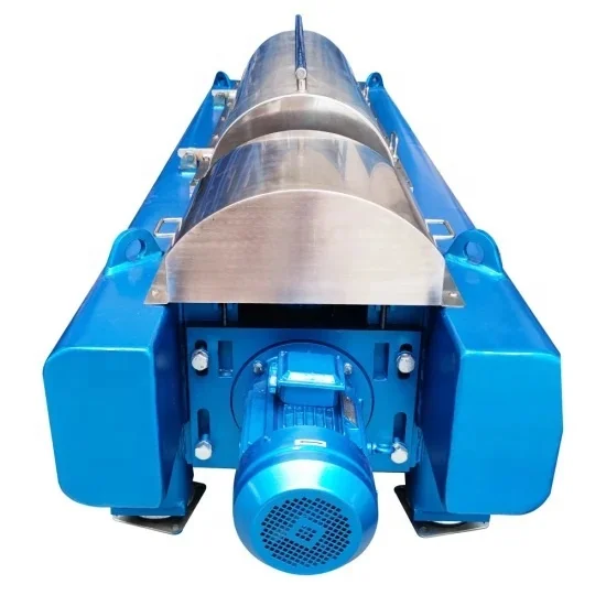 Professional Grade Continuous Decanter Centrifuge Separator for Oil Field Slurry Drilling Mud Durable with Core Motor Component