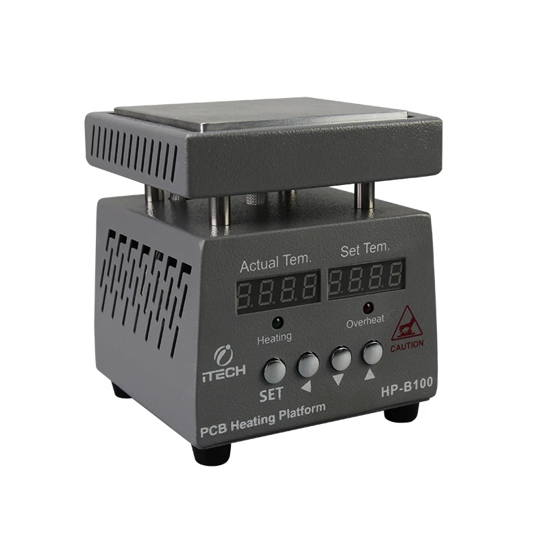 ZHENGBANG High Temperature Digital Display Heating Platform 300W Preheating Station BGA Heating Table for Experimental Heating