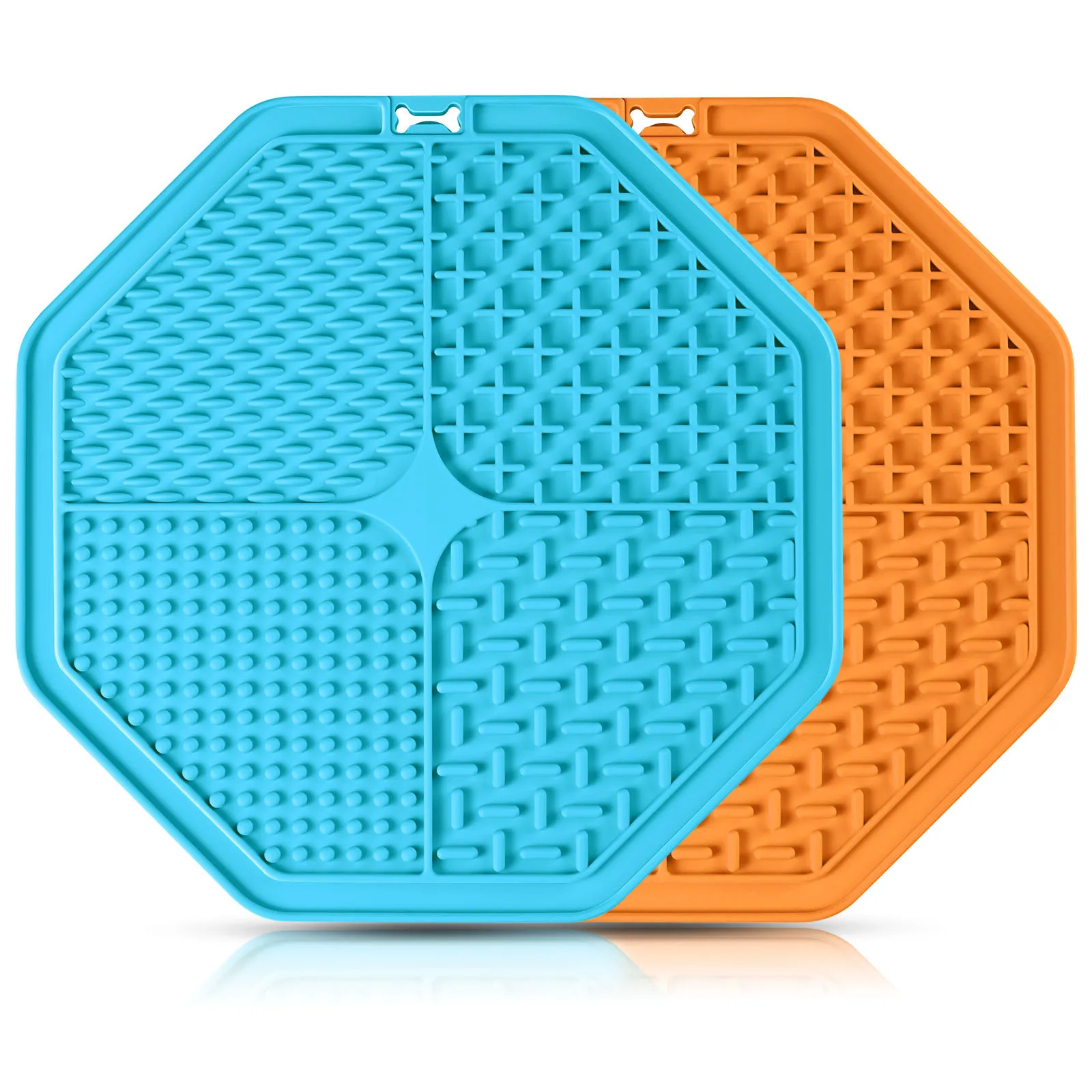 Silicone Lick Mat Orange / S(15X15X1CM)