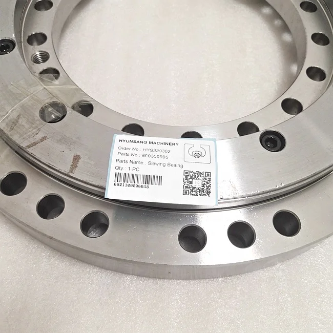 Hyunsang Excavator Parts Slewing Bearing 800350995 for Grader Gr2403 for Sale