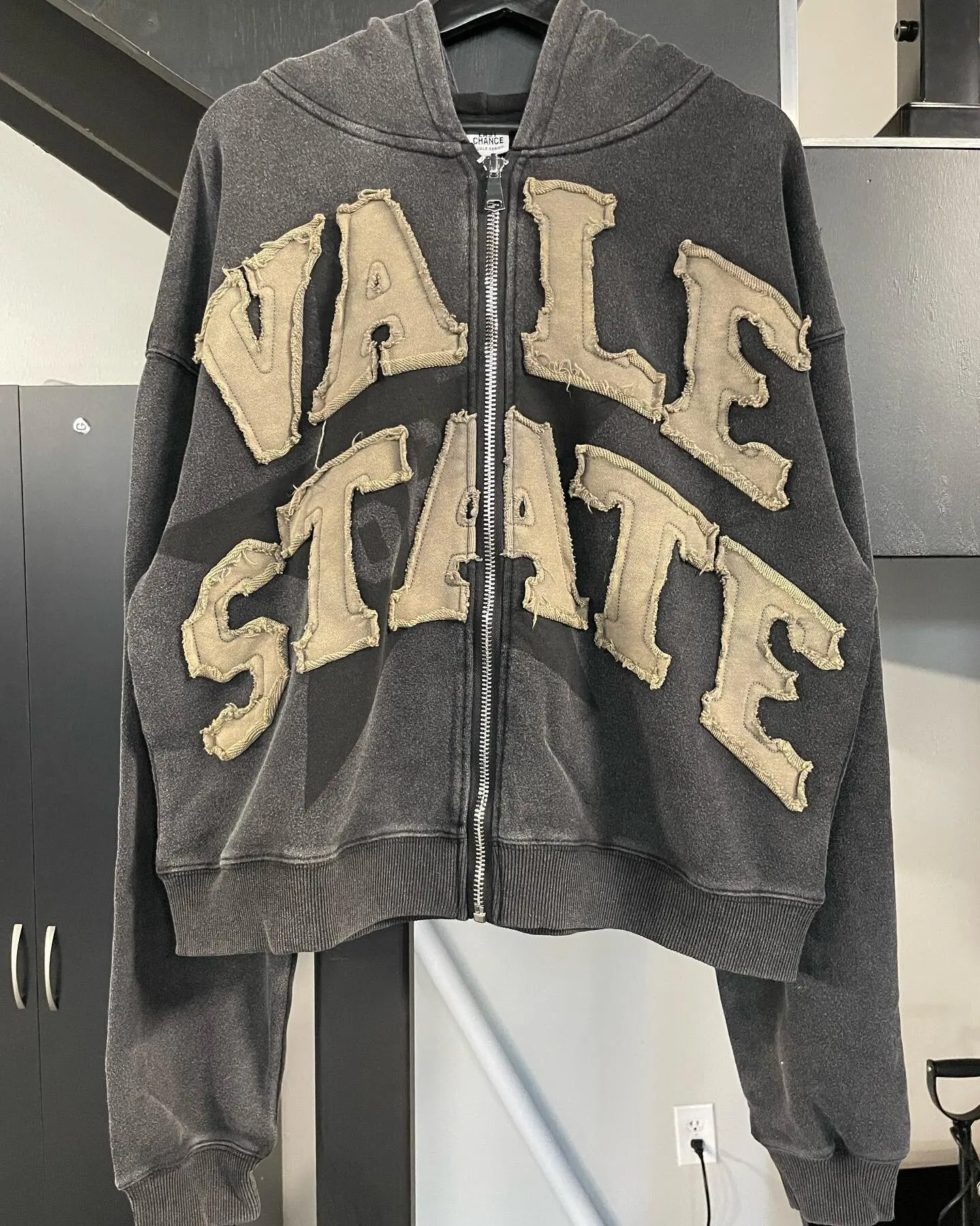 Men Hoodie Manufacturers Wholesale French Terry Cotton Oversized Vintage Distressed Embroidered Zip up Acid Wash Hoodies Custom gallery 7