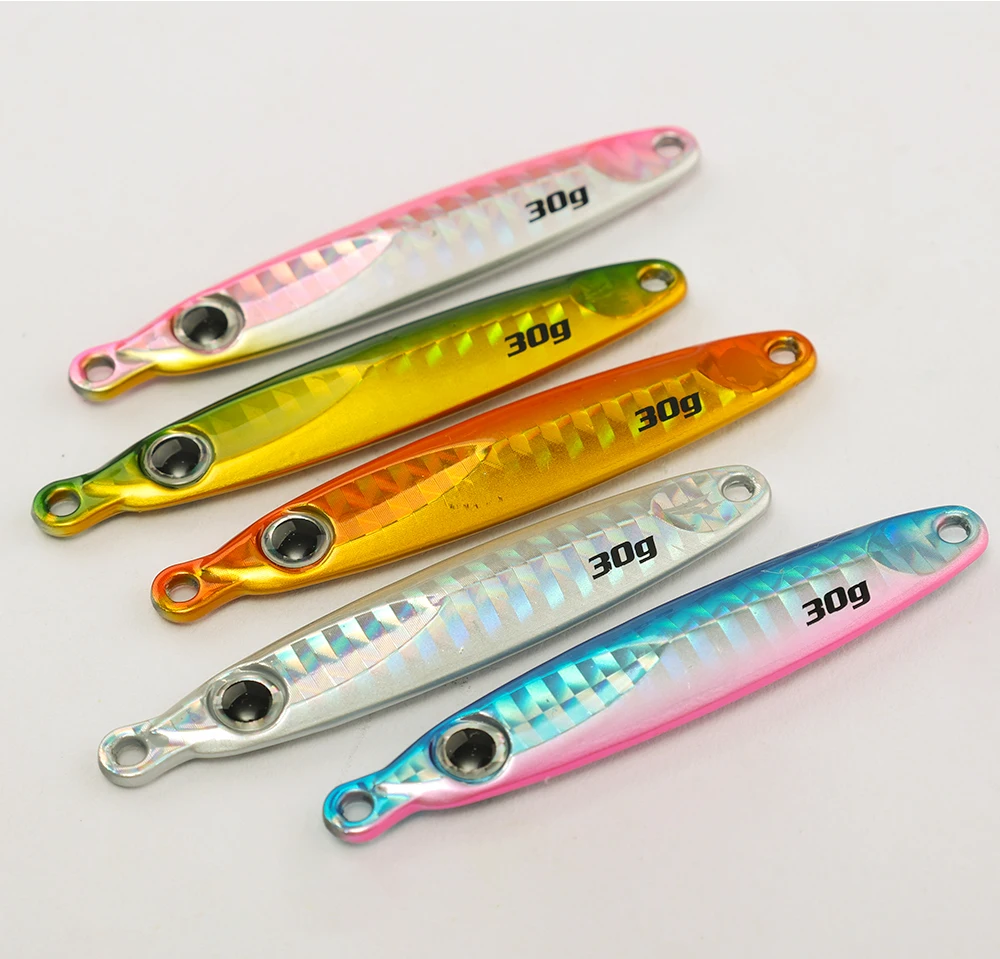 Jigging Pro 10g 15g 25g 30g 40g 60g Pesca Saltwater Metal Fishing Lures Tungsten Jigs