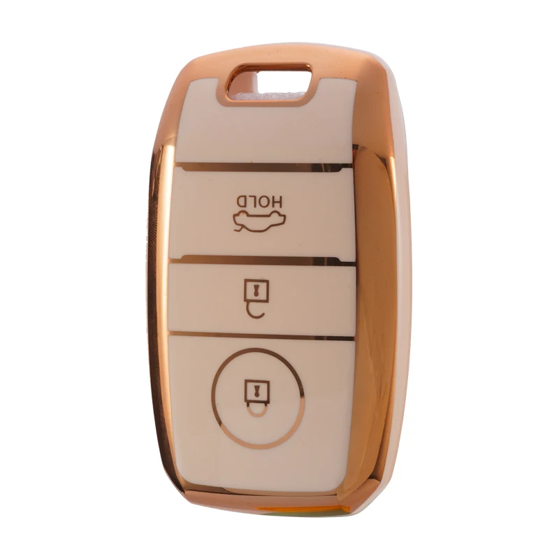 1pc Car Key Case Compatible With Kia, Key Fob Cover