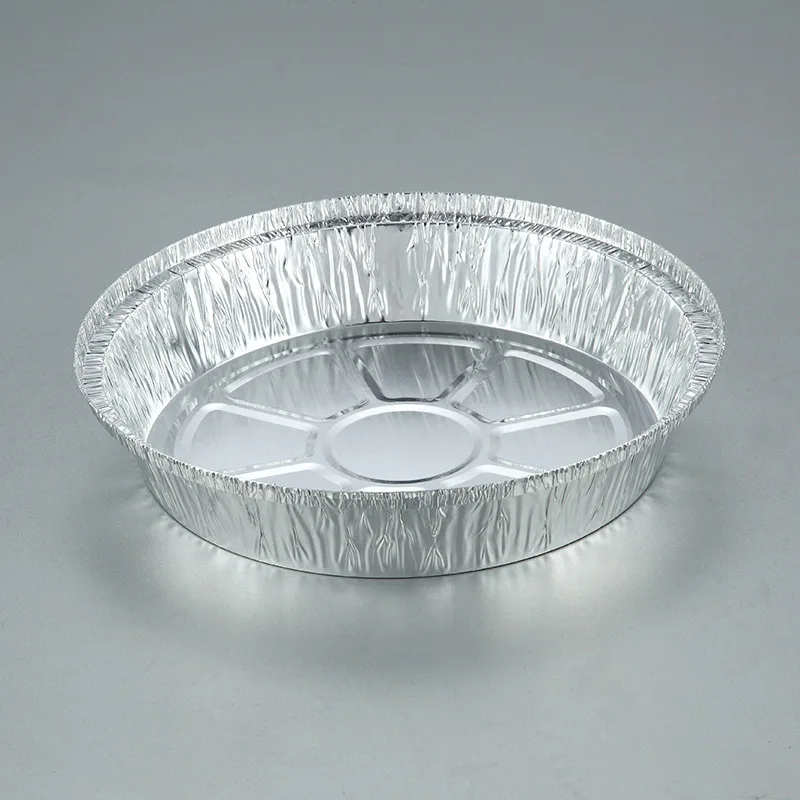 230x33mm Disposable Aluminum Foil Take Out Tray 9 Inch Disposable Pizza