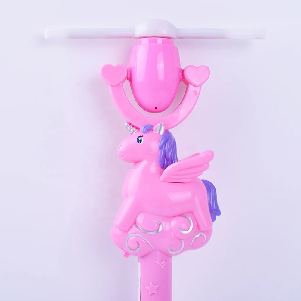 
 Праздничное украшение, радужные мигающие спиннинговые игрушки, музыкальная светодиодная подсветка, единорог, ветряная мельница, палочка  