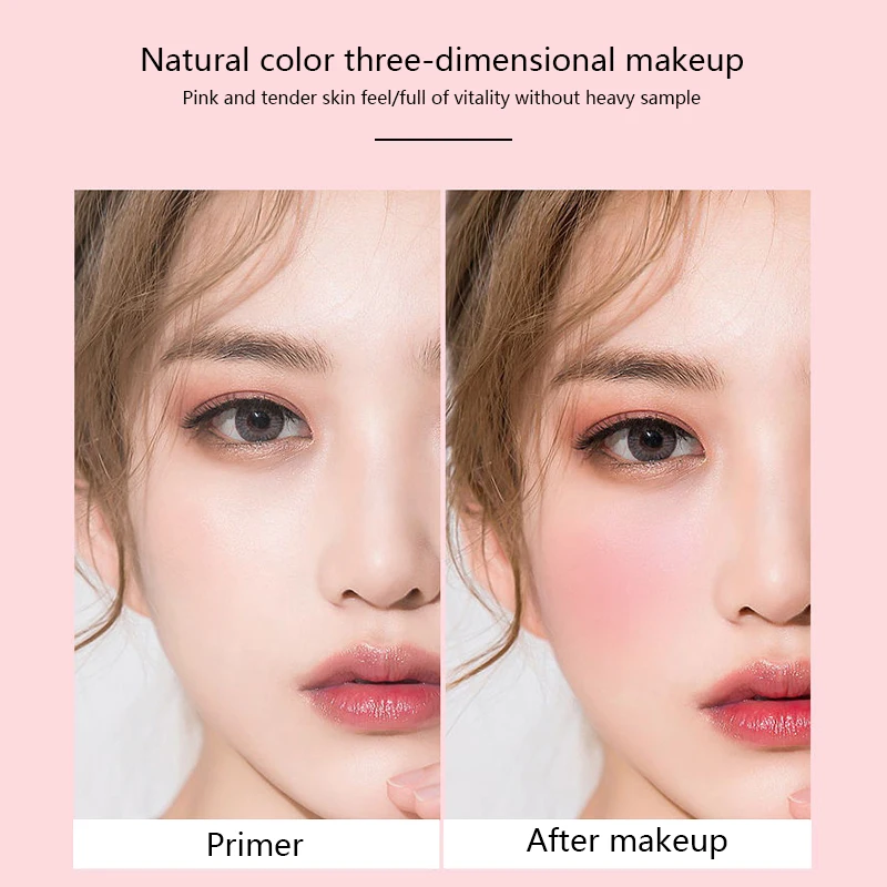 Cruelty Free Vegan Liquid Cheek Blush Lip Blush Pigment Liquid Korean