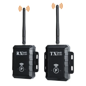 Reverse Aid Stable Signal Wireless RX TX 2.4G Video Signal Transmitter and Receiver for Motor Home Trailer RV Heavy Truck